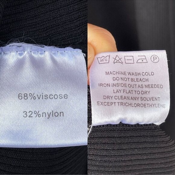 APPARALEL KNIT BUTTON DOWN MAXI DRESS IN BLACK XXL - Picture 11 of 16